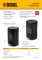 Тепловентилятор электрический керамический DTFC-1200, 3 режима, вентилятор, нагрев 600/1200 Вт Denzel 96418 - фото 794414