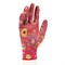 Перчатки садовые из полиэстера с нитрильным обливом, красные, M Palisad 67746 - фото 799541