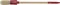 STAYER  UNIVERSAL 20 мм, пластмассовый корпус, светлая натуральная щетина, деревянная ручка, Круглая кисть, MASTER (0141-20) - фото 79998