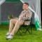 Стул складной с подлокотниками и подстаканником 81 х 51 х 86 см Camping Palisad 69608 - фото 800817