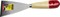 STAYER  MAXFlat 70 мм, усиленное стальное полотно деревянная ручка, Шпатель для удаления ржавчины, MASTER (1002-70) - фото 81369