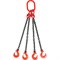 Строп цепной TOR 4СЦ г/п 17,0 т 7,0 м с самозакрывающимися крюками, шт - фото 814688