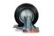 Колесо поворотное резина SCb 80 200 мм с тормозом (Y) 1022091 - фото 816358
