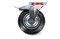 Колесо поворотное резина SCb 93 75 мм с тормозом (F) 1003650 - фото 820362