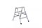Алюминиевая стремянка 2х3 TOR AD7203 - фото 821596