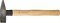 Слесарный молоток ЗУБР Эксперт деревянная рукоятка, 200г 20033-02 - фото 85508