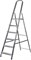 Алюминиевая стремянка ЗУБР с усиленным профилем, 6 ступеней 38805-06 - фото 91454