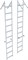 Алюминиевая навесная лестница для полувагонов ЛНАп-2,5 - фото 97350