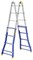 Телескопическая шарнирная лестница Colombo Pratic 4+4 AC+AL 2x16 - фото 97740
