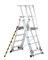 Телескопическая лестница-платформа Zarges, 7 ступеней 41326 - фото 98875